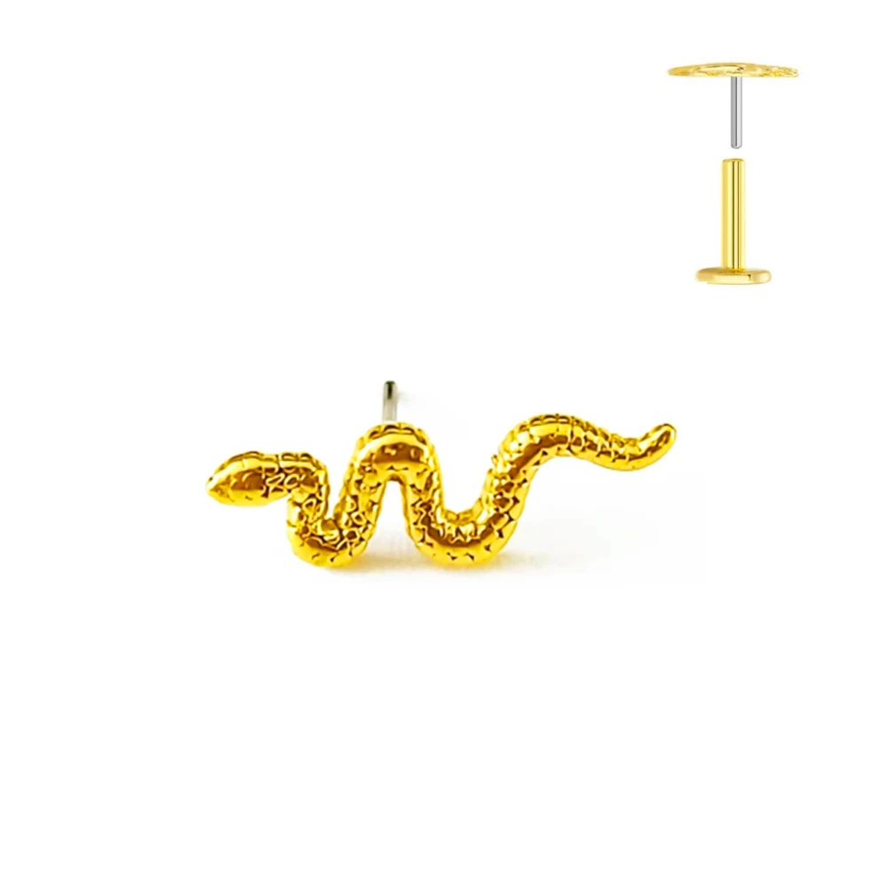 Peacock Dragonfly Titanium Earring Stud, Body Jewelry