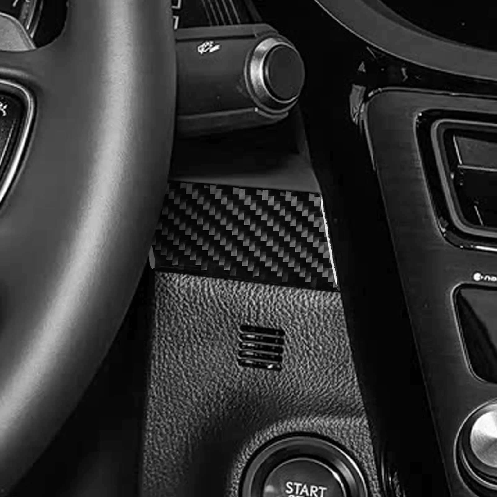 Real Carbon Fiber Car Accessories Driver Panel Cover Soft Sticker For Lexus ES200/250/260/300h/350 2018 19 20 21 22 23 24 2025