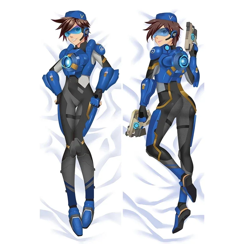 60x180cm Anime Game OW Dakimakura Pillow Case Otaku Waifu Peachskin Fullbody Throw Pillowcase Bedding Decor Gift
