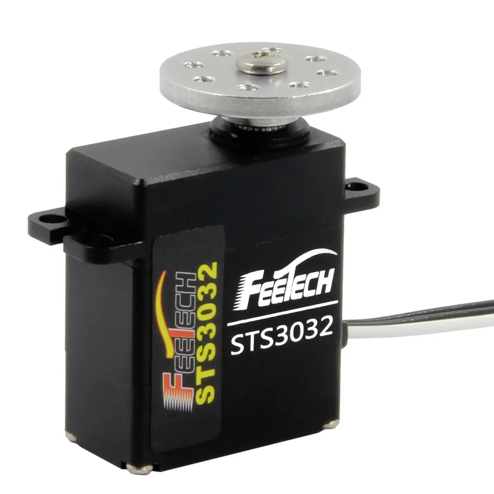 4PCS FEETECH STS3032M 6V 4.5KG.CM Metal Case Metal Gear Magnetic Encoder Servo 360 Degree TTL Serial Bus Servo