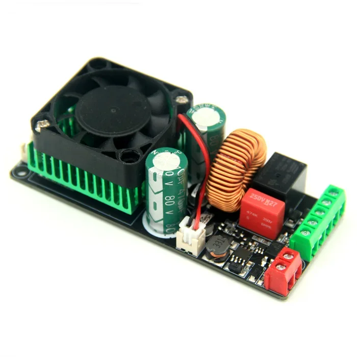 DLHiFi New 500W Mono Class D HIFI Digital High Power Amplifier Board With Speaker Protection Relay Better Than LM3886 IRS2092S