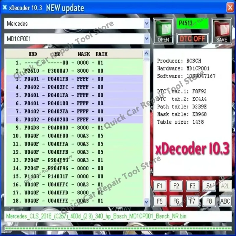 Xdecoder 10.3 obd2 scanner with Keygen DTC Remover Crack DTC OFF Delete Software Full Verison for Hy-undai/VAG EDC15 EDC16 EDC17