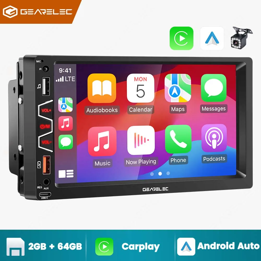 Android 13 2 Din Carplay Car Radio Universal 7