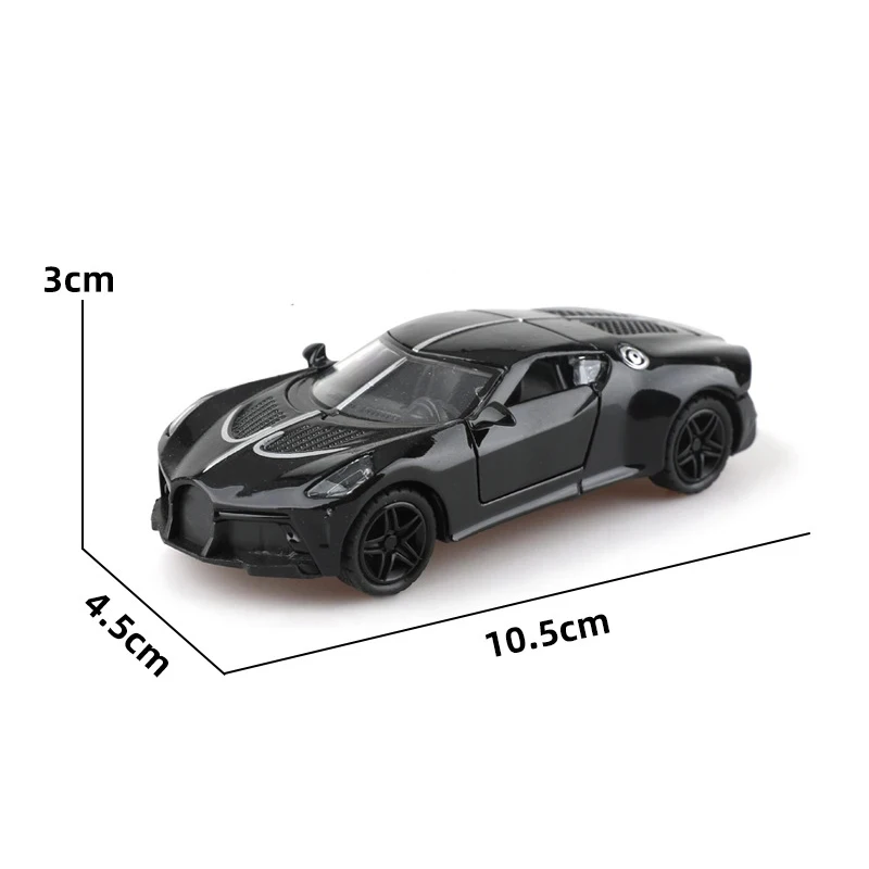 1:43 Bugadi Ferari Lamborgli Prosche Alloy Car Model Diecasts & Toy Vehicles Toy Pocket Car Decoration Kid Toys Gifts Boy Toy