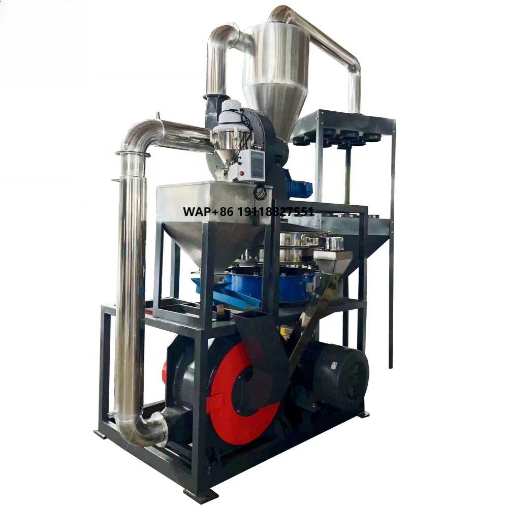 

Automatic Wood PE PP PVC PET Plastic Powder Making Machine Plastic Pulverizer Miller Grinder System