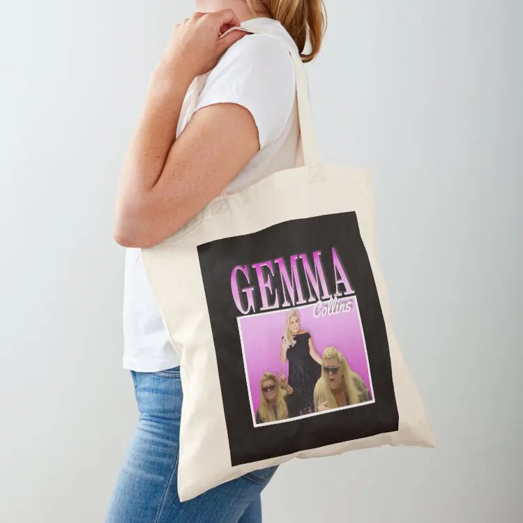 

Gemma Collins 90s Vintage Tote Bag Handbags Fabric bag shopper bag woman shopping