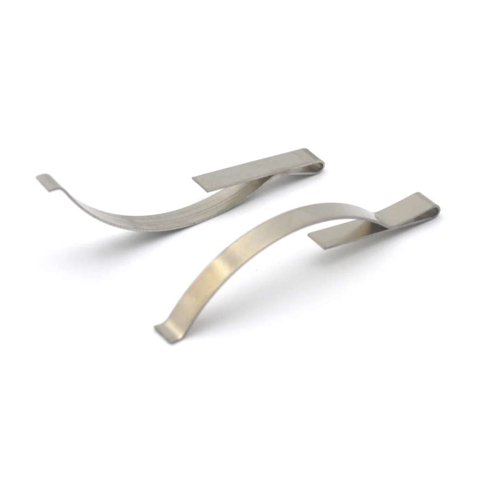 Screen Window Corner Mount Holding Spring Clip Stainless Steel V Shape Flat Wire Spring 100Pcs