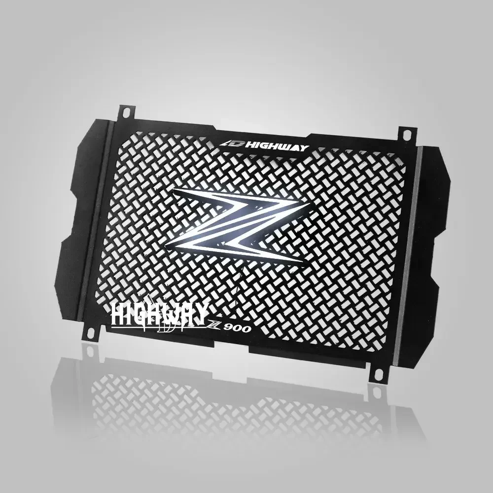 ไฟ LED หม้อน้ํารถจักรยานยนต์ Grille COVER GUARD อลูมิเนียมน้ํามันป้องกัน Protector สําหรับ KAWASAKI Z900 Z 900 2017-2020