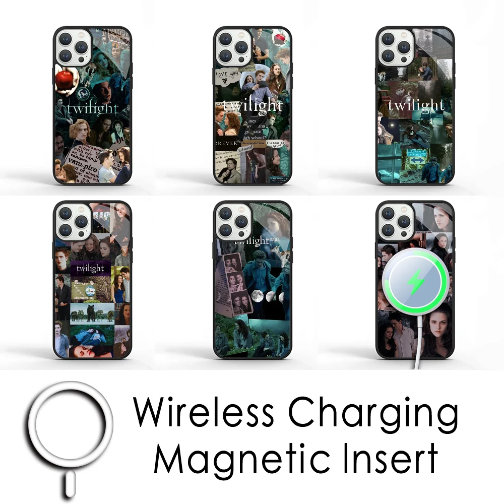 TV Isabella Edward Cullen Phone Case For IPhone 16 15 Pro Max Case 14 Plus 13 12 11 Magesafe Magnetic Wireless Charge Cover