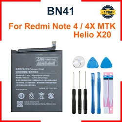 For Xiao Mi BN41 Battery For Xiaomi Redmi Note 4 / X4 4000mAh Mobile Phone Batteries+Free Tools