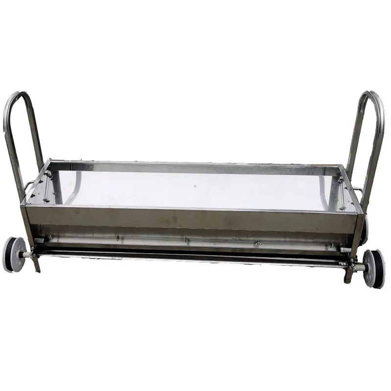 Hand push rice seeder rail automatic seedling machine