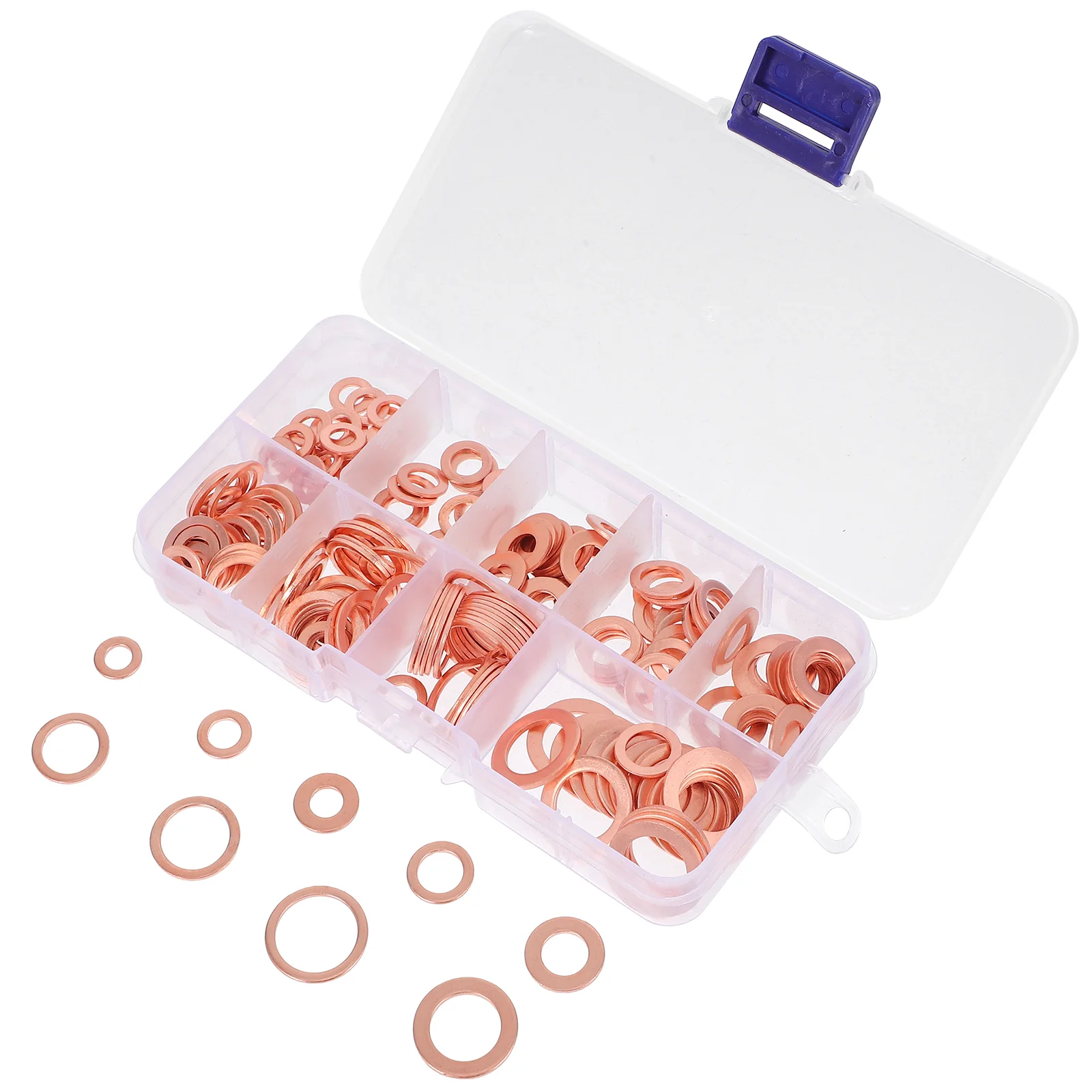 

Sealing Ring Oil Drain Plug Gasket Washer Crush Flat Assortment Assorted Washers Copper Kit