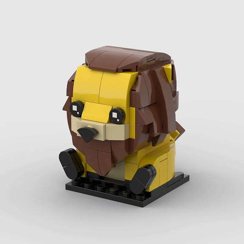 Creative lion moc model compatible Lego small particle education assembly children's building block toys cross-border wholesale