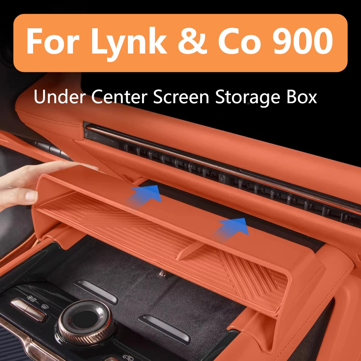 

Для Lynk&Co 900 2025 2026: Органайзер для центрального экрана, нижний отсек для хранения, аксессуары для интерьера автомобиля