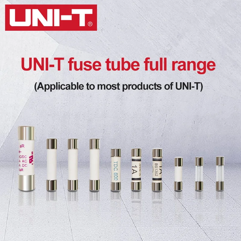 ตลับฟิวส์ UNI-T 1ชิ้นท่อพอร์ซเลนฟิวส์เร็วสำหรับ Uni-T มัลติมิเตอร์ UT15B โปร UT17B UT191T UT191E