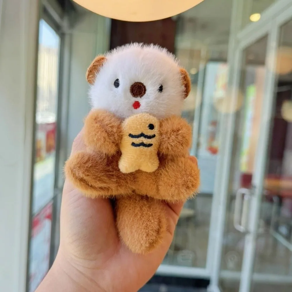 

New Cute Otters Bag Pendant DIY Keychain Keyring Gift