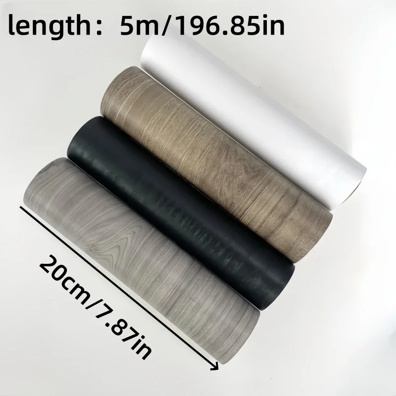1 قطعة 5 متر/196.85in الخشب الحبوب ذاتية اللصق إطار الباب حافة النطاقات وشريط إصلاح ، تستخدم لإخفاء التالفة والمجددة #2