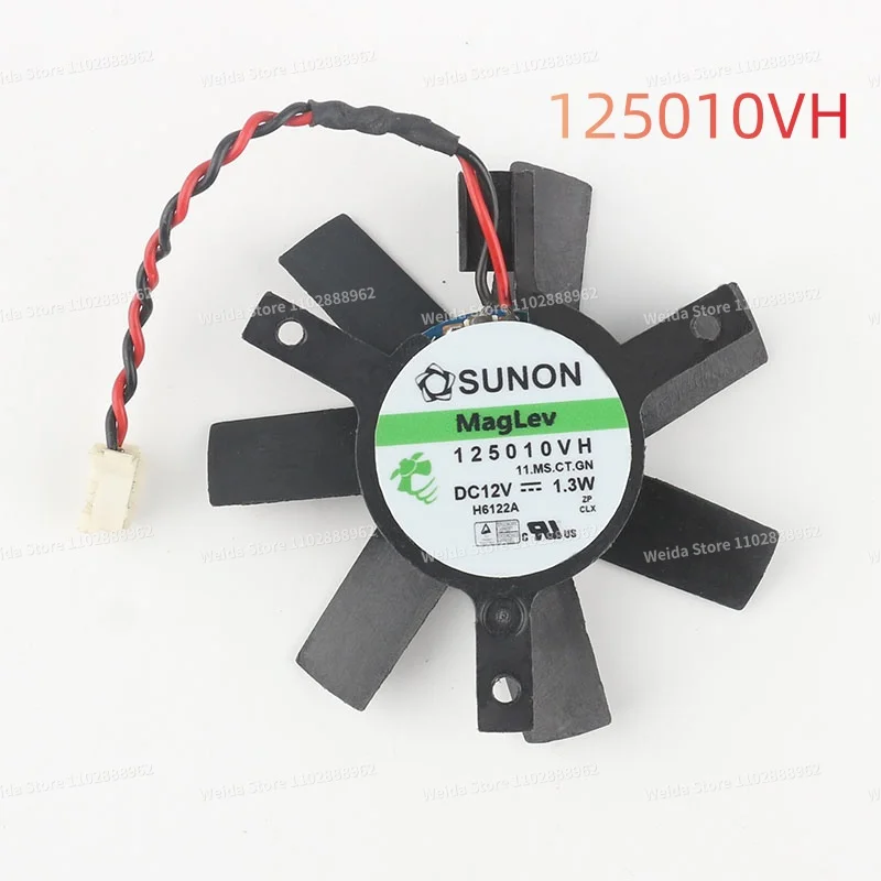 New original Sunon 5V 24V 48V DC 12V 1.3W AC EC magnetic bearing Graphics card 125010VH cooling fan 5010 50X50X10MM 5CM