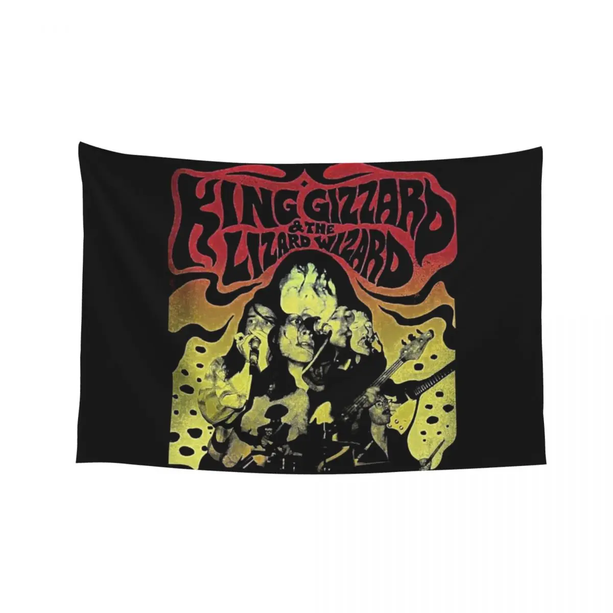 

King Gizzard and the Lizard Wizard Tapestry Decoration For Bedroom Aesthetic Room Decorations Tapestry