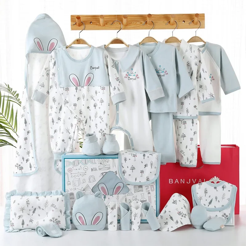 Newborn Clothes Baby Gift Pure Cotton Baby Set 0-6Months Spring autumn Newborn Baby Clothing Kids Clothes Suit Unisex no Box