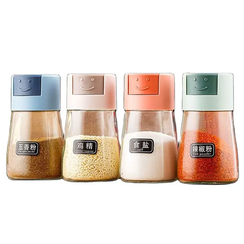 Quantitative 0.5 Container Kitchen Tool Salt Pepper Seasoning Spice Jar Powder Sugar Condiments Storage Sealed Against Moisture