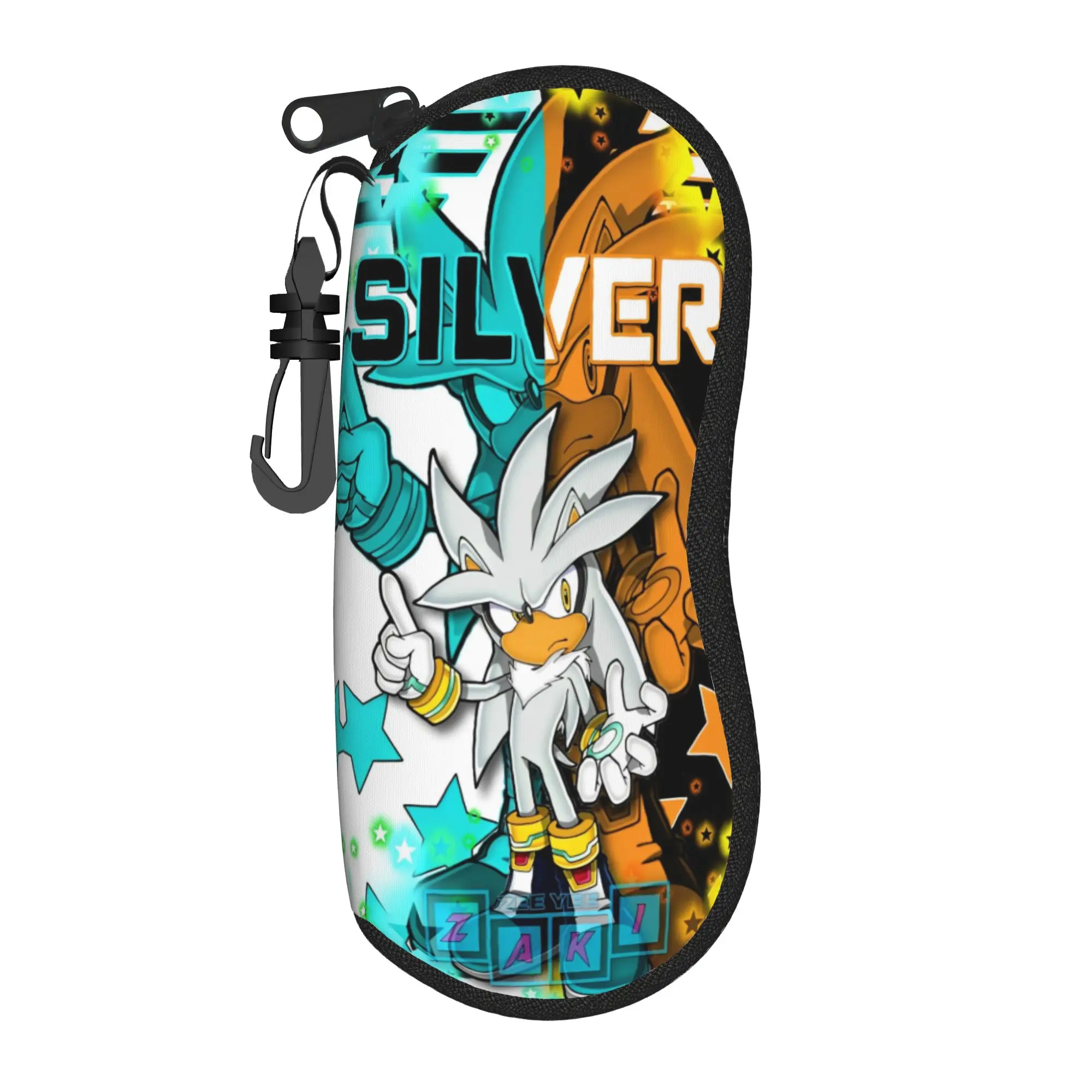 Lovely Cartoon Glasses Case Silvers Hedgehoges Accessories  Zipper  Glasses Box Cartoon Eyewear Container