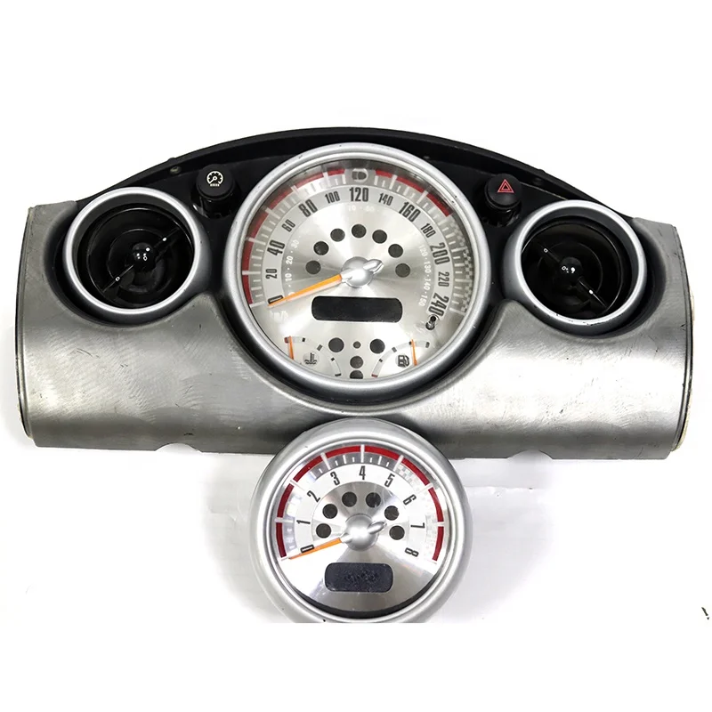 Style Plastic Tachometer Speed meter Stick On Plate Cover For