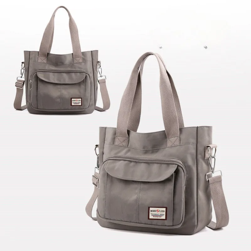 

Carrying A Canvas Bag To Work Female New Style Commuter Bag Women's Large Capacity Nylon Crossbody Tote Bag handbag