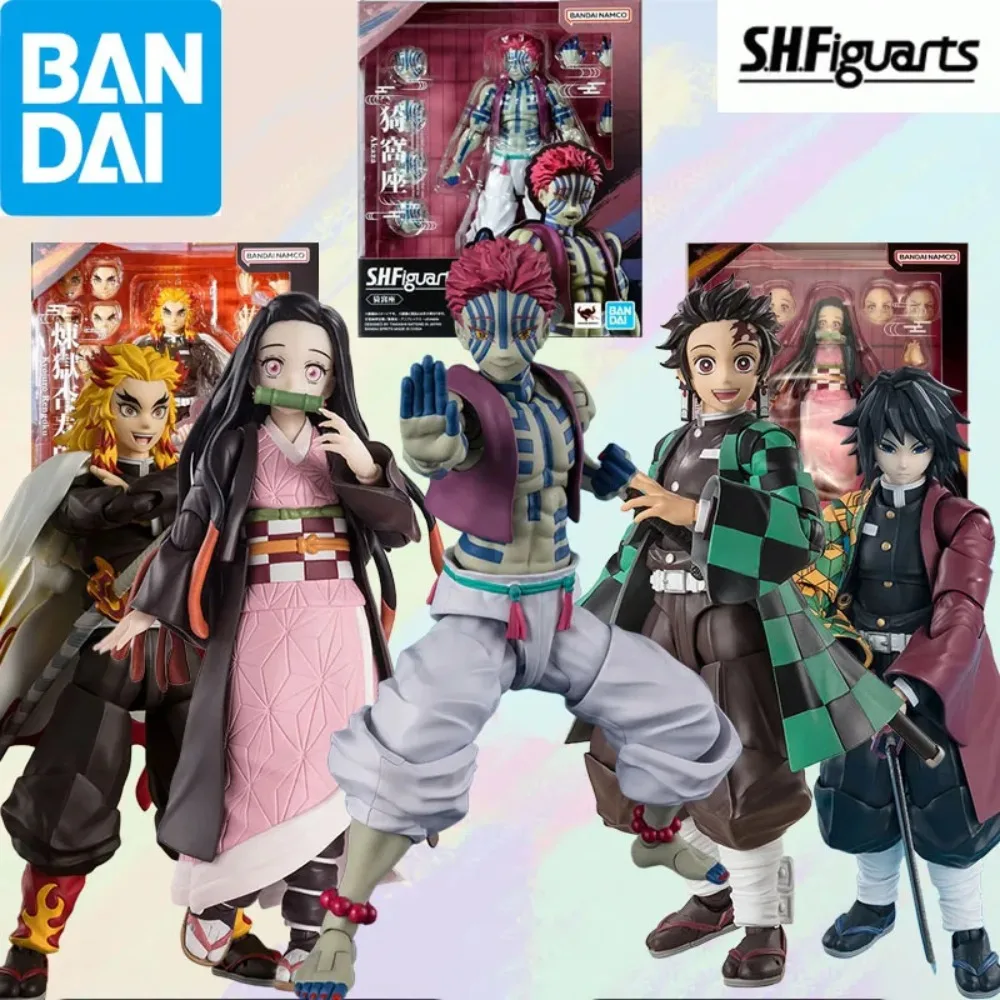 

Bandai S.H.Figuarts SHF Demon Slayer Kimetsu No Yaiba Kamado Tanjiro Rengoku Anime Action Figure Model