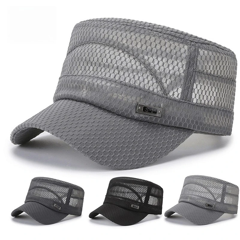Breathable Mesh Baseball Cap for Men & Women - Adjustable Stretch Fit with Secure Buckle Closure