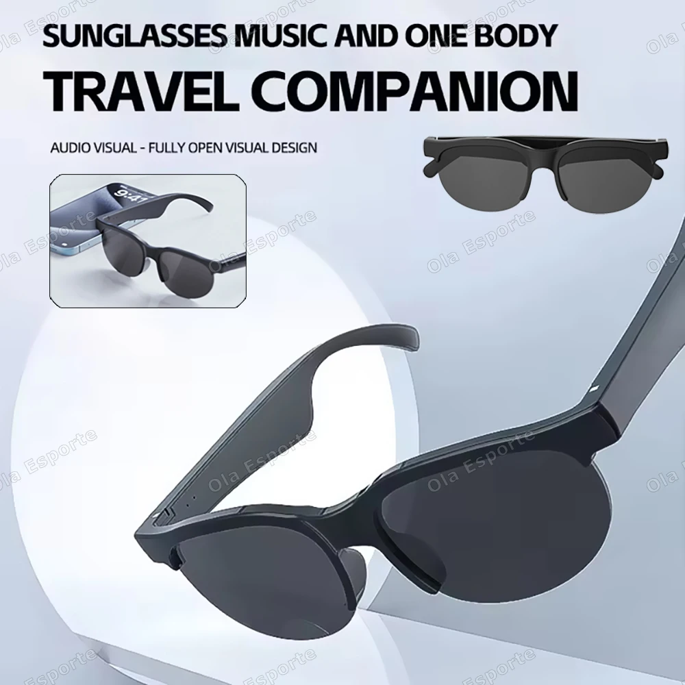 

Original Bluetooth Glasses Sports Driving Bluetooth Sunglasses Wireless Bluetooth Headset Ear Hook Earbuds Wireless Headphones