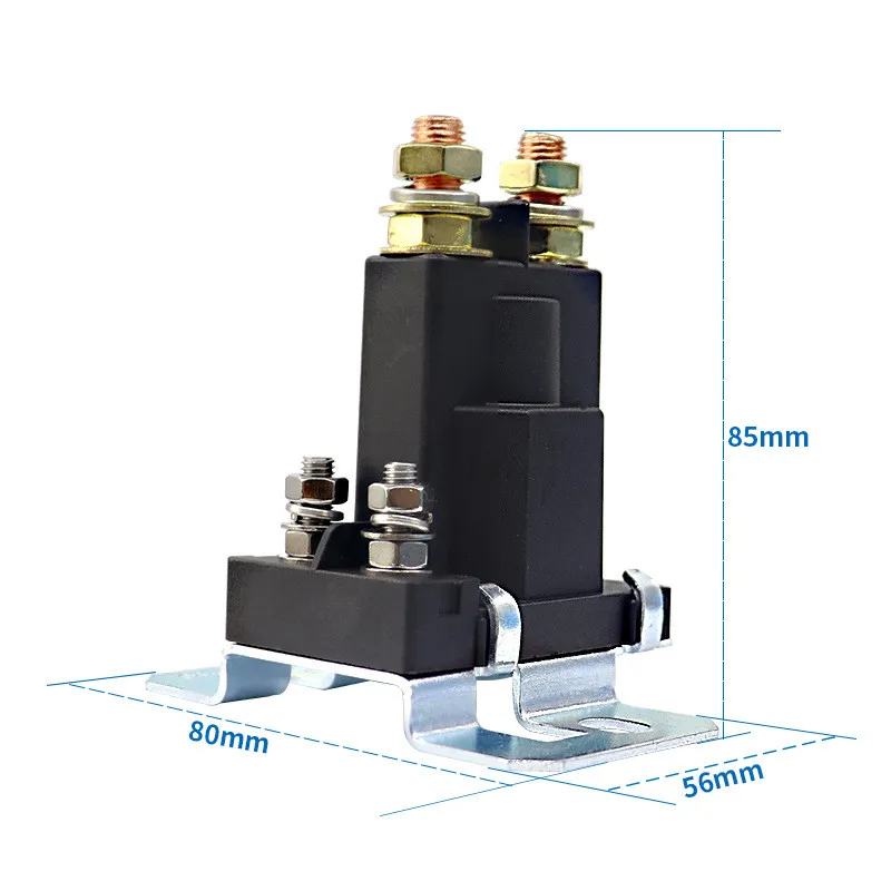 Relè per Auto relè solenoide di avviamento 500A/12V/24V 4 terminali interruttore di alimentazione per avviamento Auto doppio isolatore batteria