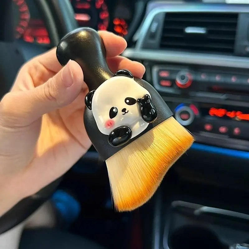Soft Bristle Car Interior Detailing Brush Auto Dust Removal  Dashboard  Vent  Cleaning