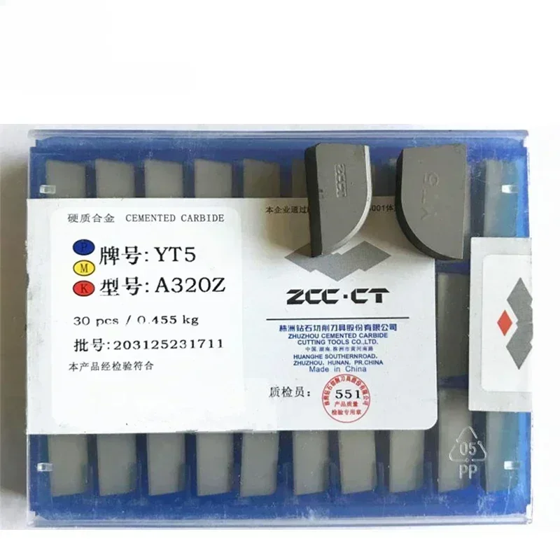30pcs  YT15 / YT14 / YG6 / YG8 / YW2 / YW1 A320Z cnc carbide welding external turning inserts brazed inserts lathe tools e