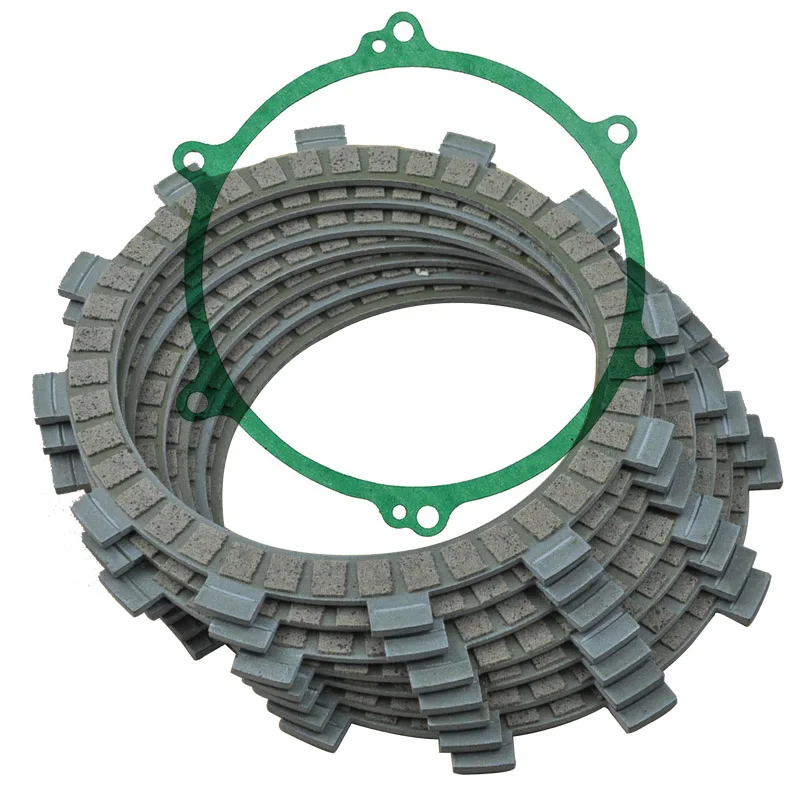 OZOEMPT Motorcycle Clutch Disc Set And Cover Gasket Apply To KLX250 D-Tracker 98-14 KLX300R 96-07