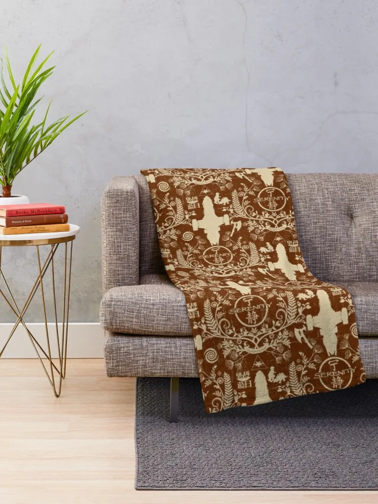 Firefly Damask Throw Blanket Blankets For Baby christmas gifts Fashion Sofas Sofas Blankets