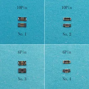 Bilashmart 2 6 10 Pin Power Flex FPC Connector Samsung S21FE S20 Note10 Plus A32 A52 A72 A33 A53 A73 A12 A13 A14 Fingerprinter FPC