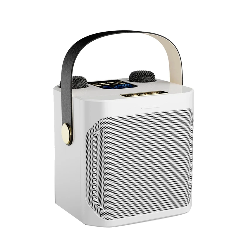 DYJ-zpHigh Power Karaoke Altavoz Bluetooth Portátil 360 Estéreo Surround Subwoofer Inalámbrico Impermeable con Doble