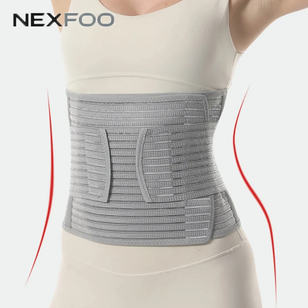 C Section Recovery Must Haves – Postpartum Abdominal Binder Belly Band, Post Surgery Belly Wrap & Postnatal Care Girdle