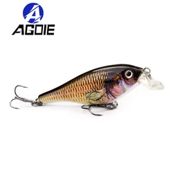 1pcs 8cm Top Quality Crankbait Hard Plastic Fishing Lure carp Bait Special curve Lip Fishing Tackle Pesca Isca Wobbler Floating