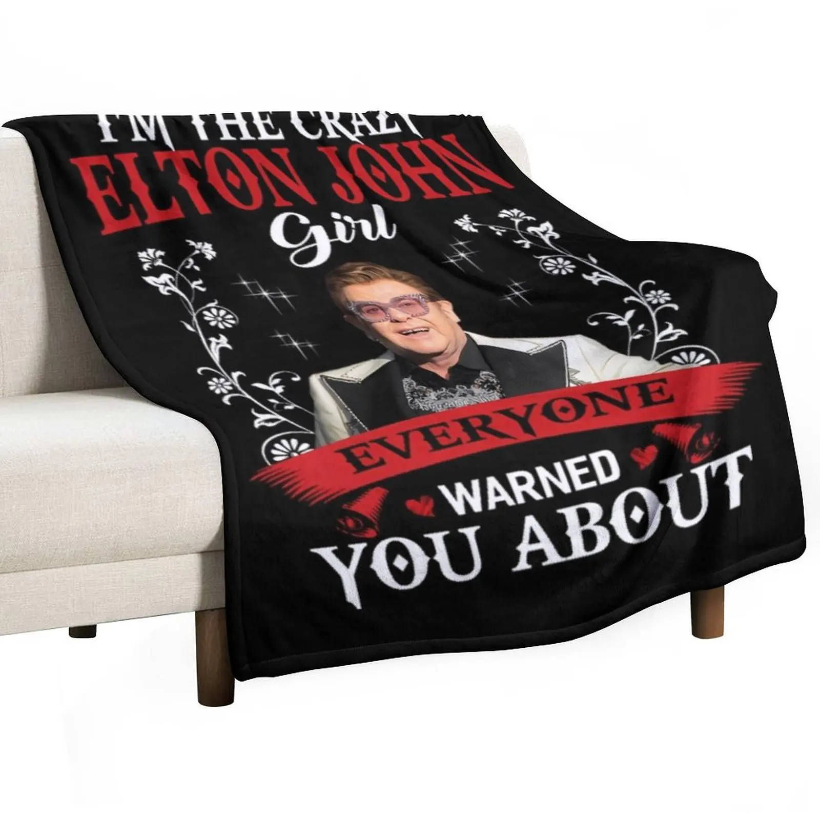 Vintage Sir Elton Country Music - Retro Elton Rocket Man Throw Blanket Thins warm winter Blankets