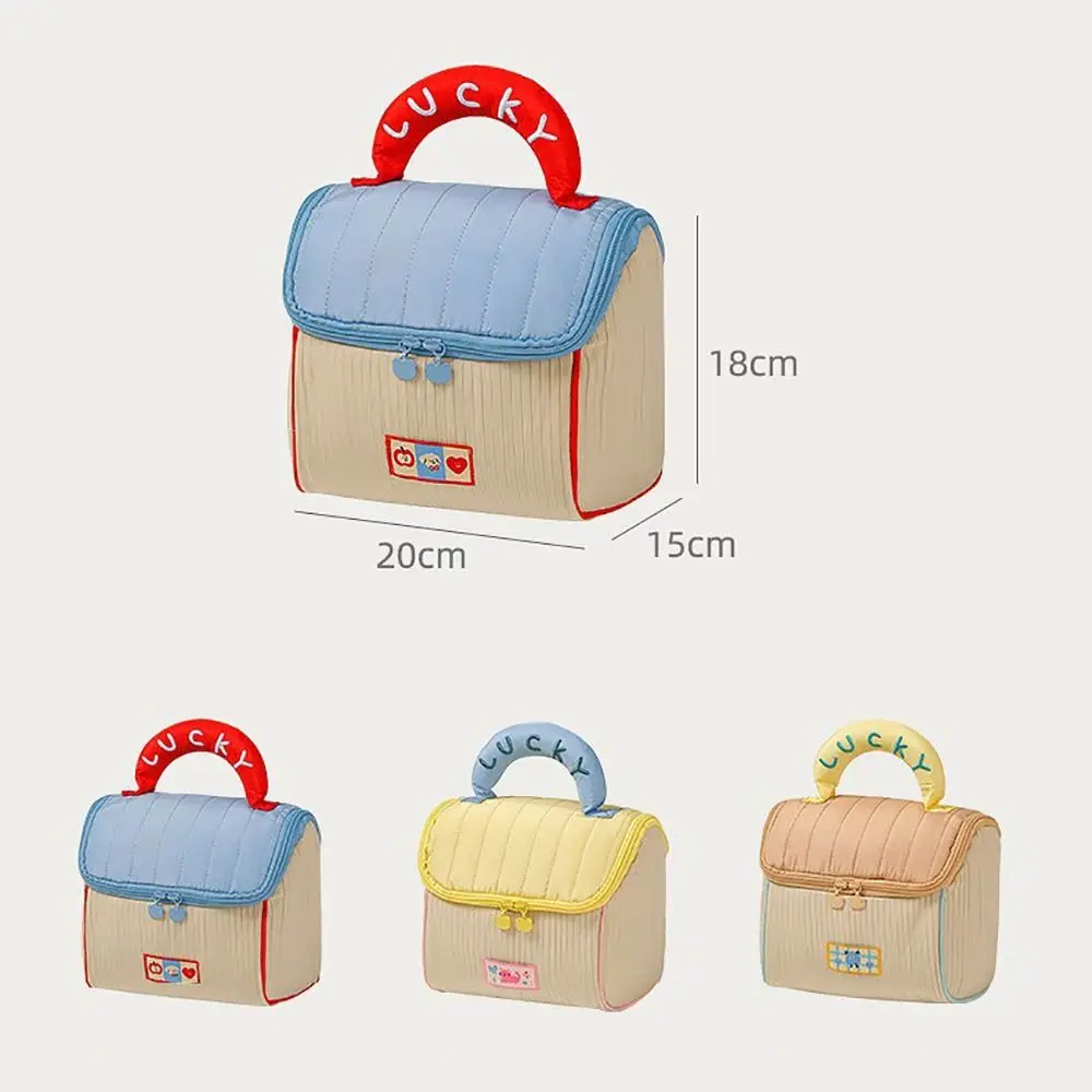 حقيبة مكياج جديدة على شكل منزل محمولة باليد حقيبة مستحضرات تجميل ذات سعة كبيرة ملحقات مكياج محمولة حقيبة أدوات الزينة للفتيات