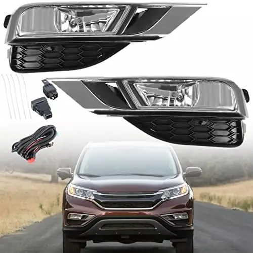 

Комплект из 2 противотуманных фар для CRV 2015-2016 | Комплект для водителя и пассажира с лампочками и проводкой
