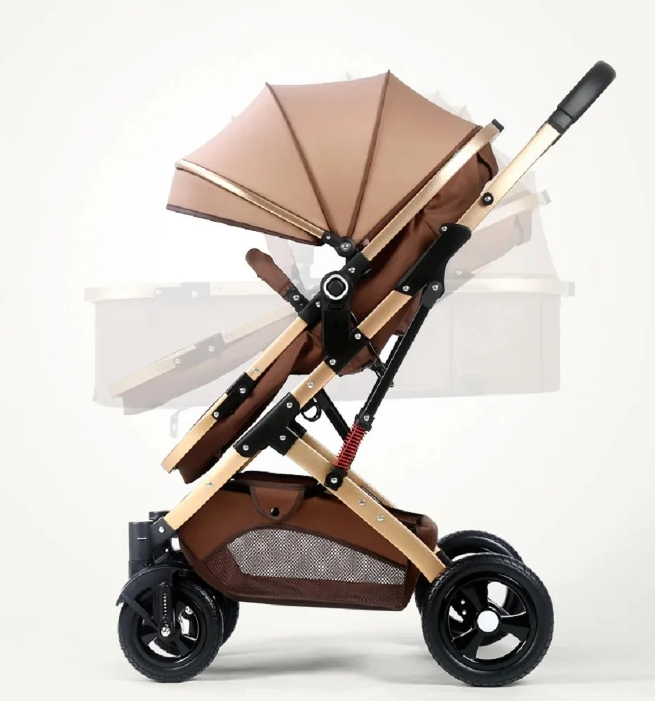 2024 High View Twin Baby Stroller,suitable for 0-3 years old