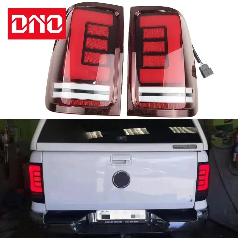 Car LED Taillights For Volkswagen VW Amarok 2008 - 2022 Rear Running Lamp Brake Reverse Turn Signal Waterproof Car Accessories