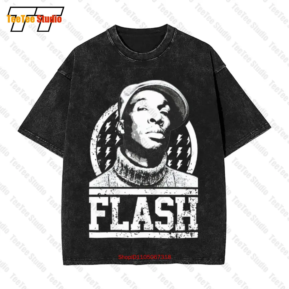 

Grandmaster Flash Tribute Iconic Unofficial Rapper Vintage Oversized T-Shirt NLAX