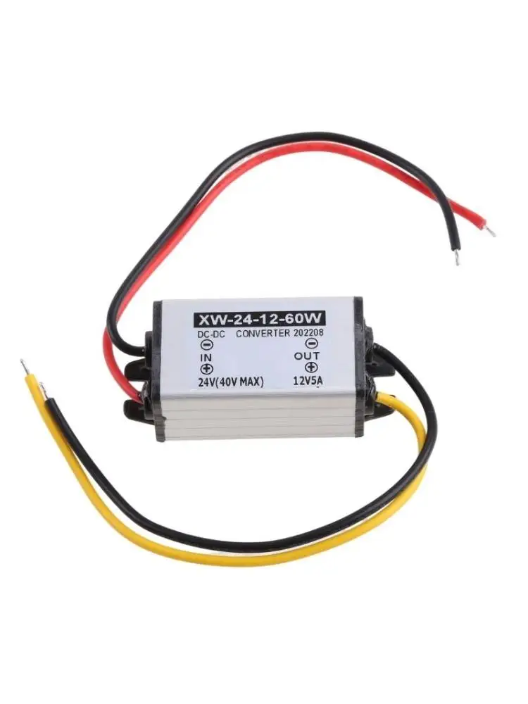 New Waterproof Car Truck 24V To 12V 5A 60W Power Converter Supply