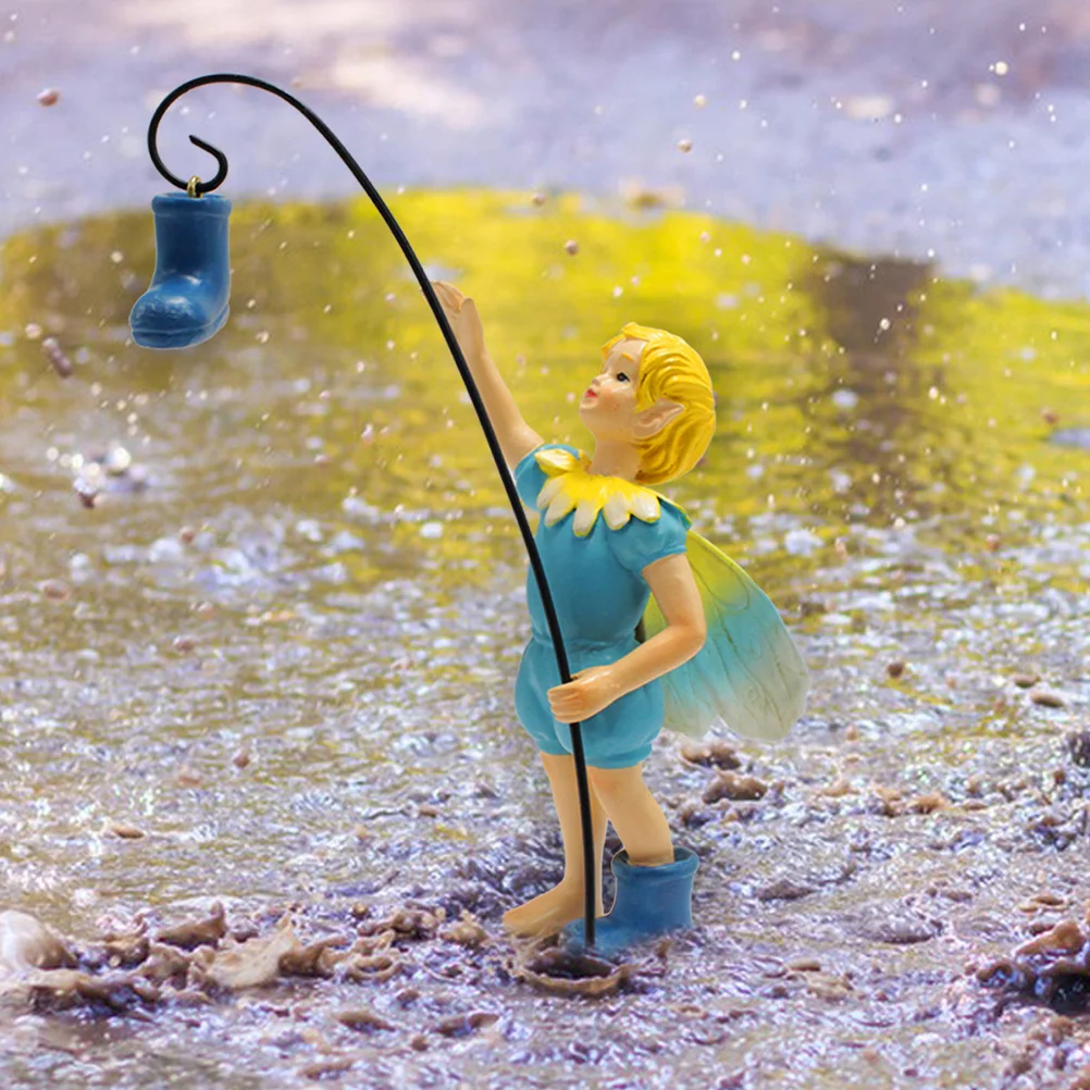 

Home Garden Resin Elf Statue Durable Decorative Sculpture Resin Ornament Adornment Statue Sculpture Figurine Home Ornaments