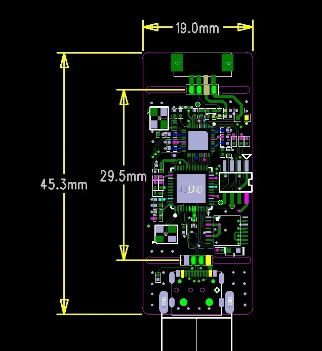 AHD To USB/TYPEC Module AHD 720P/1080P AHD To USB Capture Analog Signal To Digital USB Camera Module for Android