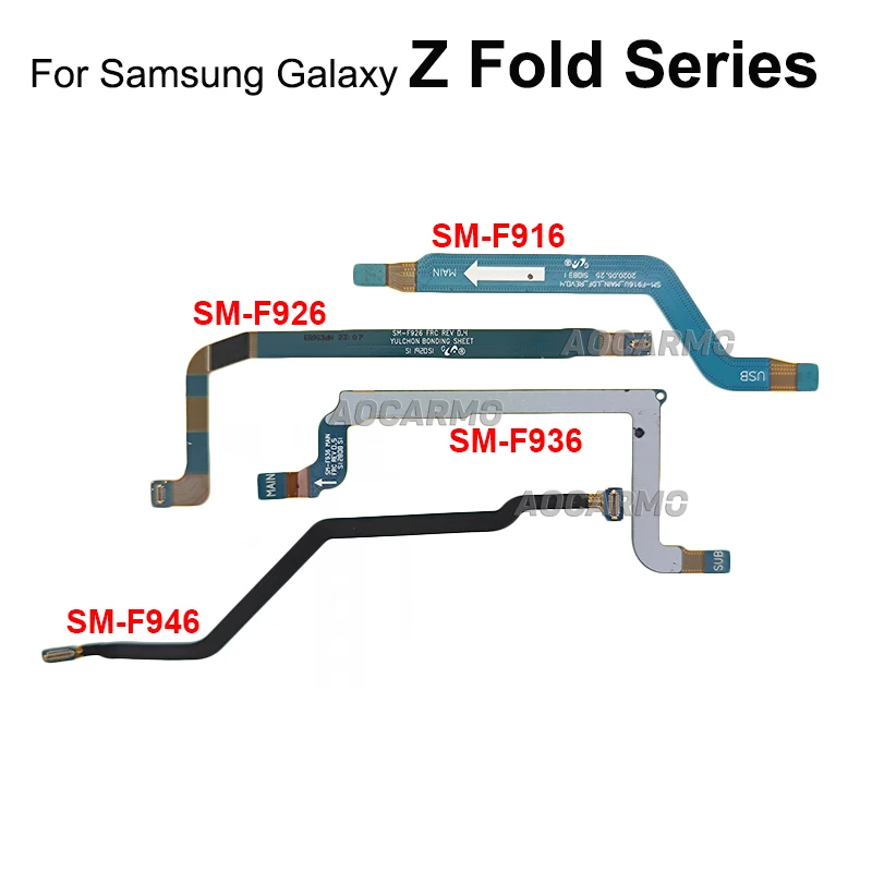 Aocarmo Signal Antenna Flex Cable Replacement Repair Parts For Samsung Galaxy Z Fold 2 3 4 5 Fold5 Fold4 F936 f946 F926 F916